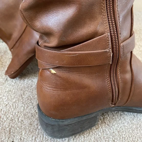 ONE DAY ONLY-Brown Knee-High Boots - Picture 8 of 9